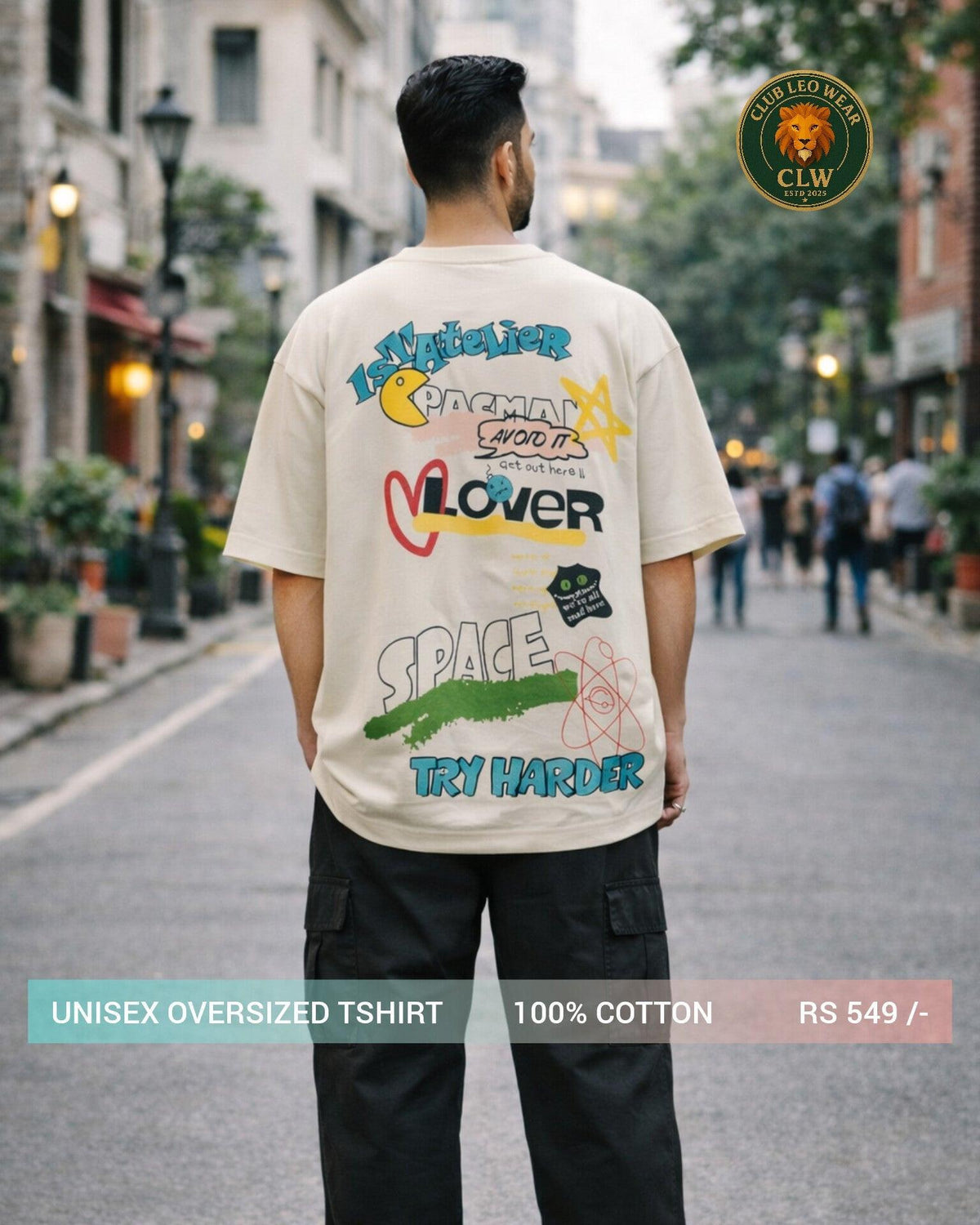 Unisex Oversized Tshirt - Club Leo Wear