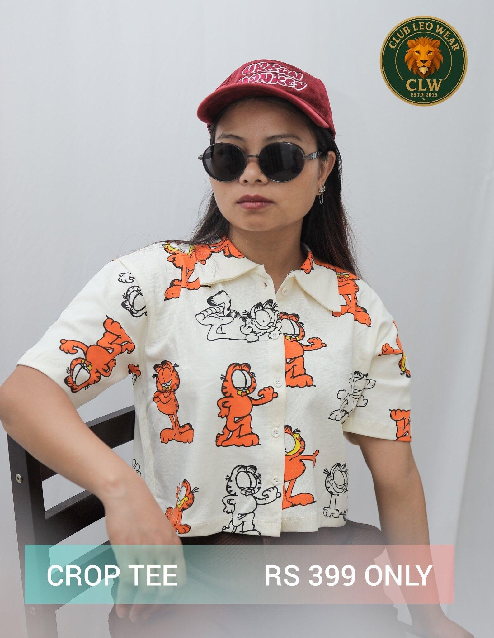 Women crop tee shirt - Club Leo Wear