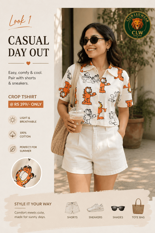 Women crop tee shirt - Club Leo Wear