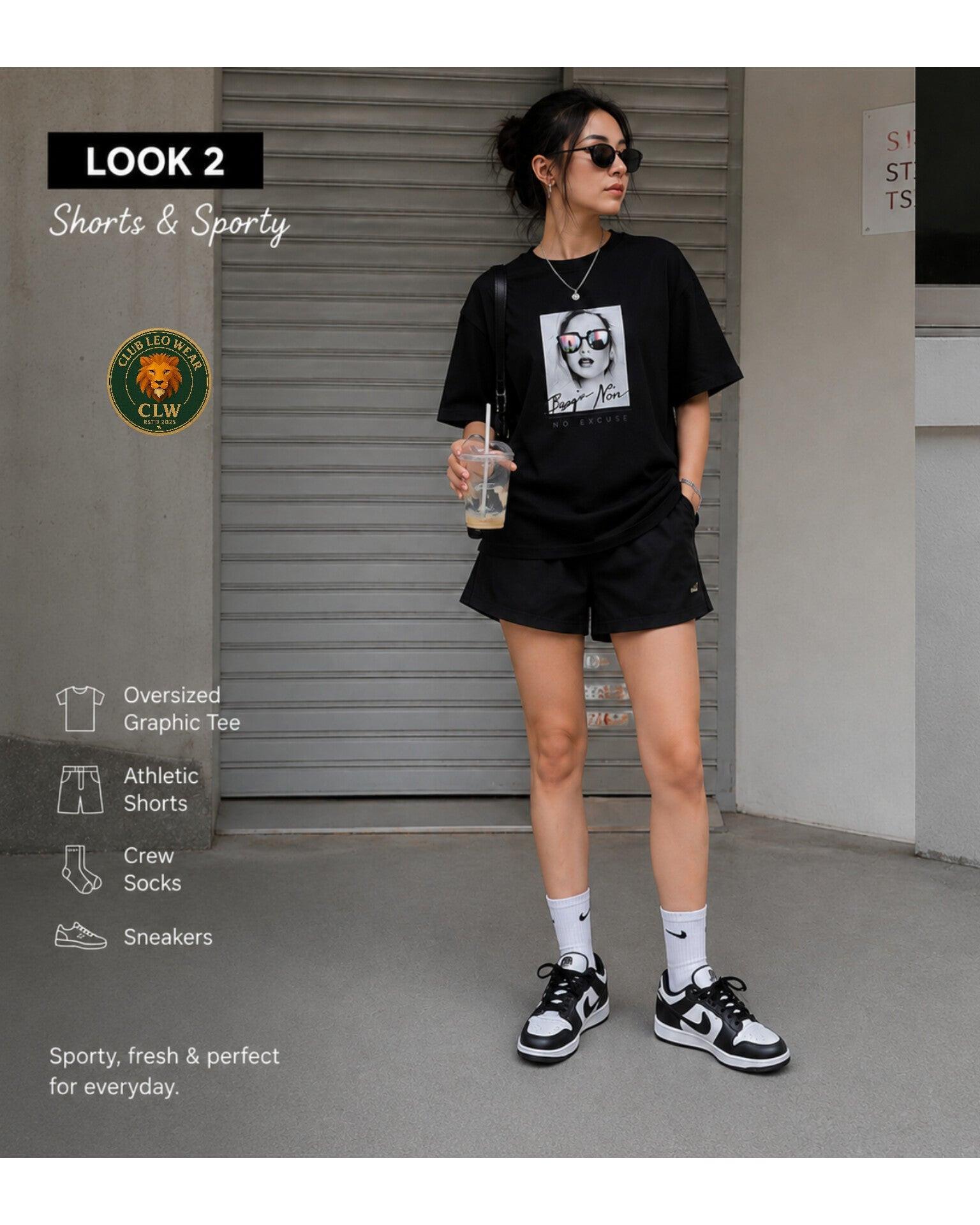Women oversized tee - Club Leo Wear