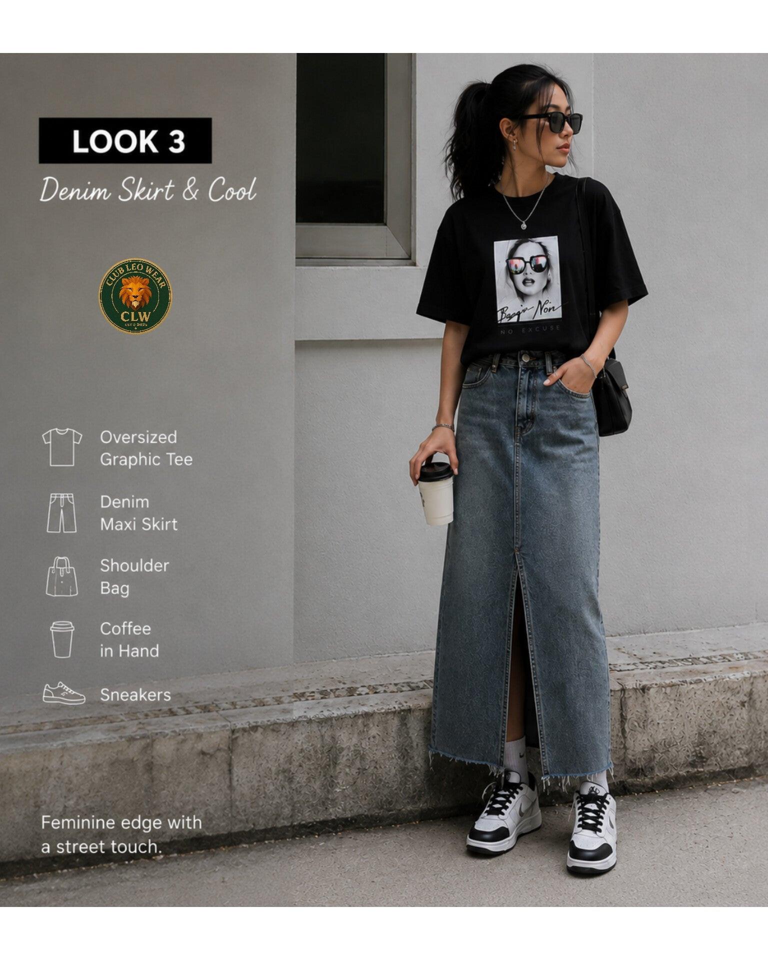 Women oversized tee - Club Leo Wear