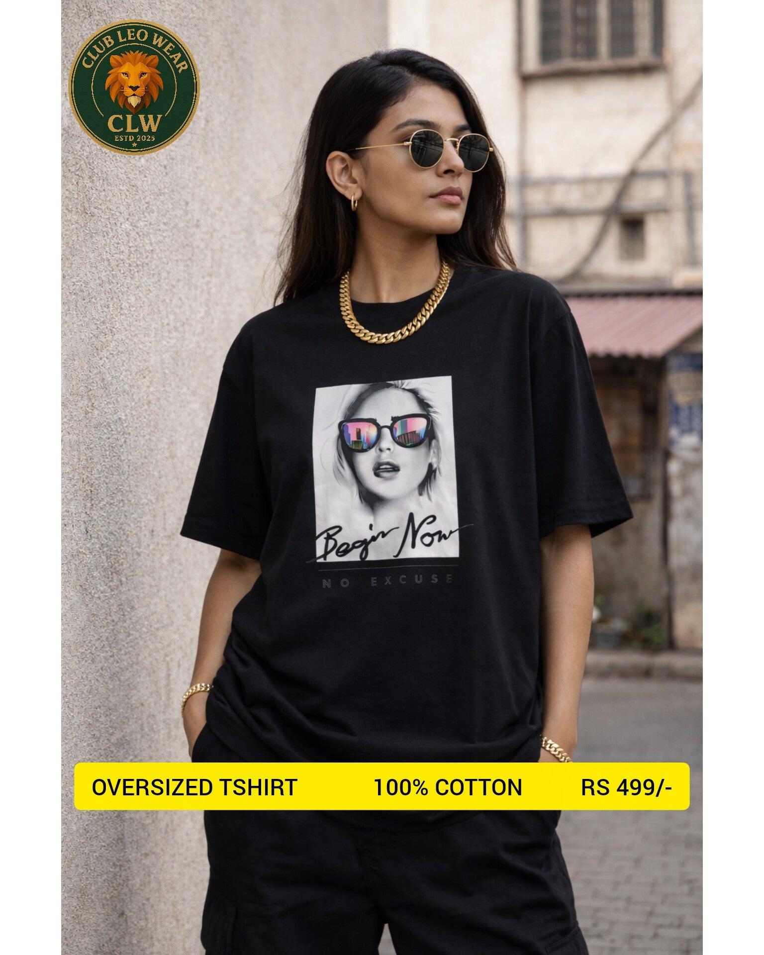 Women oversized tee - Club Leo Wear
