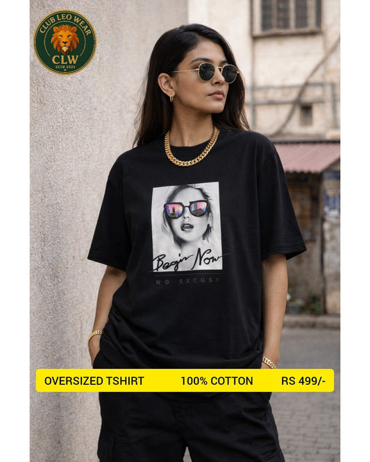 Women oversized tee - Club Leo Wear