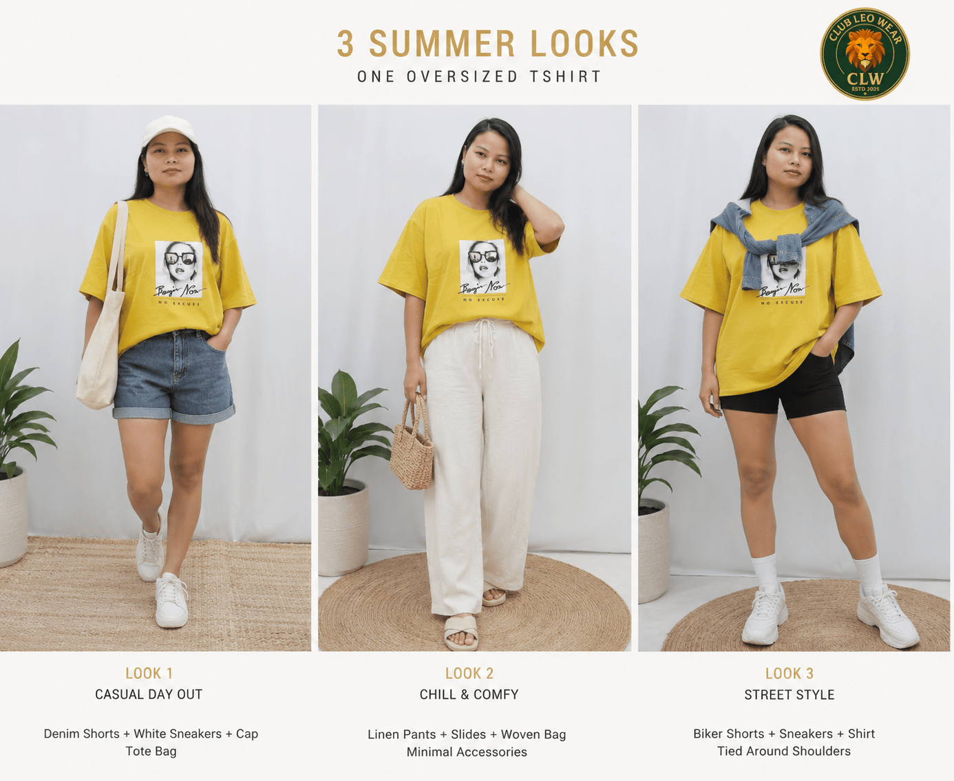 Women oversized tshirt - Club Leo Wear