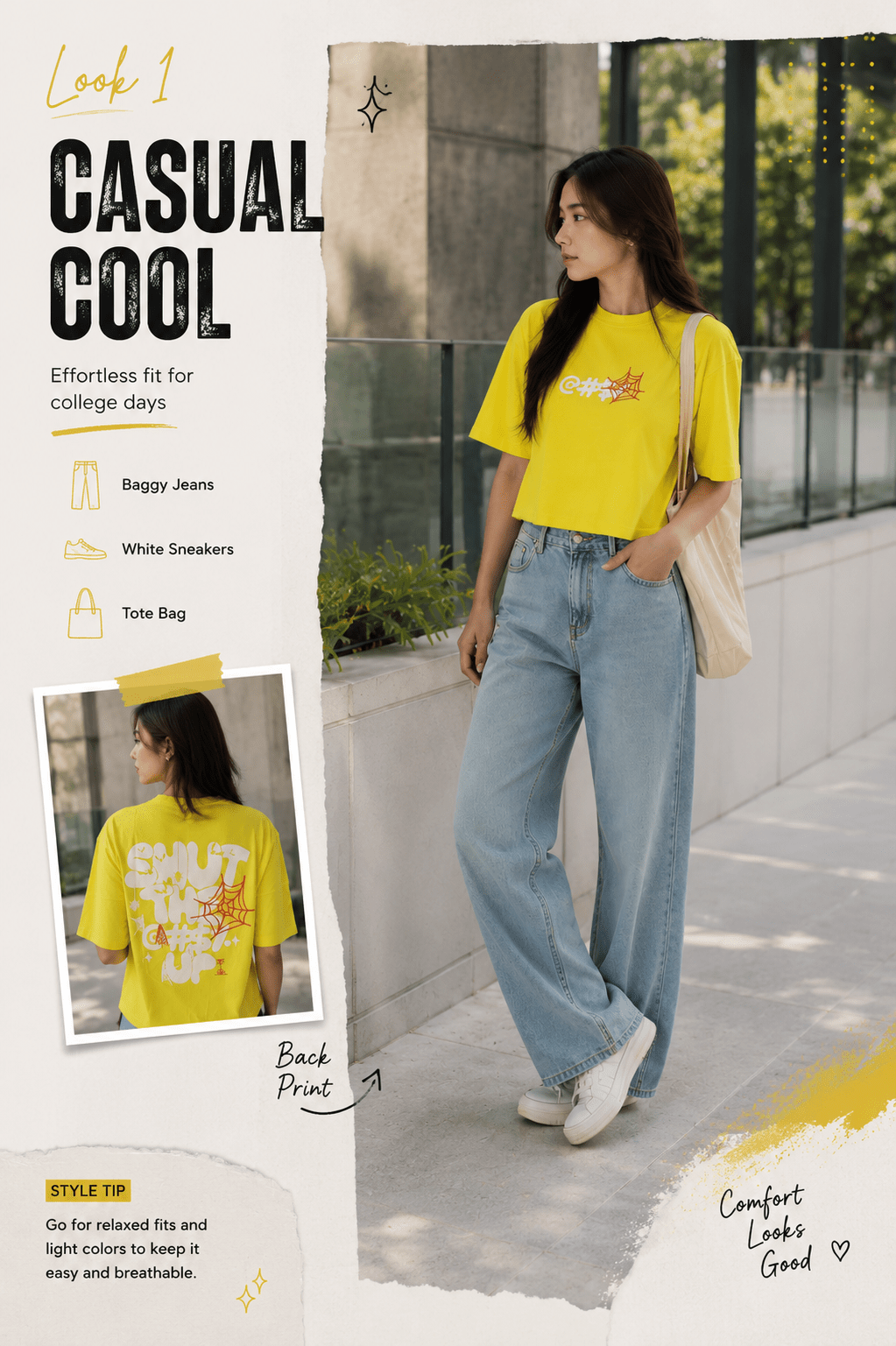 Yellow crop top for women - Club Leo Wear